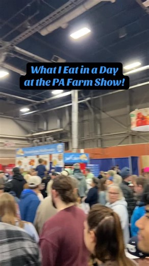 A full day of working at the Pennsylvania Farm Show means a full day of Farm Show food! What’s your favorite thing to eat at the PA Farm Show? #pafarmshow #pennsylvaniafarmshow #farmshow #food #localfood | Lancaster Farming