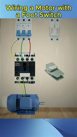 Wiring a Motor with a Foot Switch