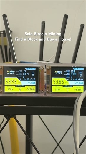 Solo Bitcoin Mining. Find me a Block and Buy a House! #Bitcoin #bali #crypto