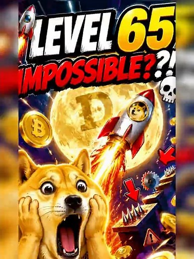 🚀 LEVEL 65 TO THE MOON! Dog Risks EVERYTHING 💀🐶💰 INSANE Clutch! #shorts