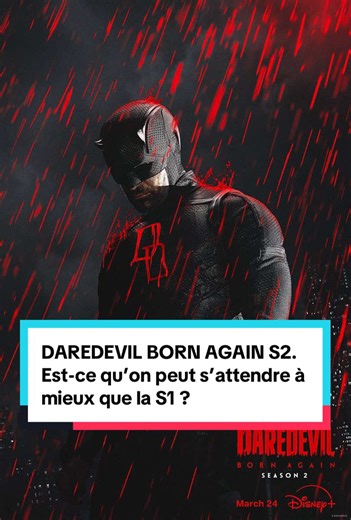 DAREDEVIL BORN AGAIN SAISON 2 à dévoilé sa bande annonce. La série commencera sa diffusion le 24 Mars sur Disney olus en diffusion hebdomadaire. Le Marvel Cinematic Universe en mode urbain revient plus fort que jamais. Bientôt disponible sur @Disney FR #daredevil #daredevilbornagain
