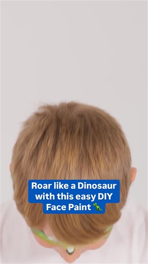 5.6K views · 1K reactions | Does your little one love dinosaurs? This face paint tutorial is the one for you! | Spotlight | Facebook