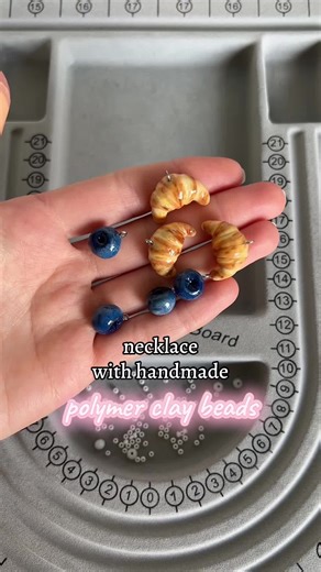 Handmade Polymer Clay Beads Necklace Tutorial