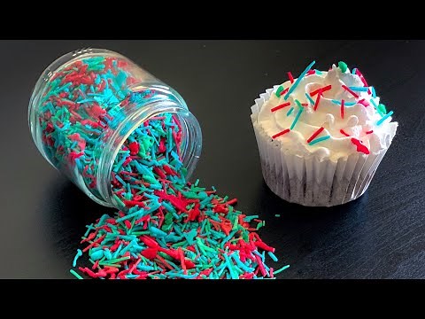 Homemade sprinkles in 2 ways|how to make your own sprinkles|DIY sprinkles|sprinkle recipe