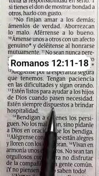 #BibleReading #DailyReflections #ChristianMessage #Bible Romans 12:11-18