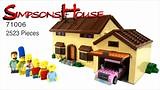 辛普森大屋，拼搭乐高积木辛普森一家系列71006