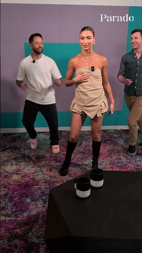 'Dancing with the Stars' Pros Daniella & Pasha Teach Parade's Mike Bloom the Viral Whisk Dance