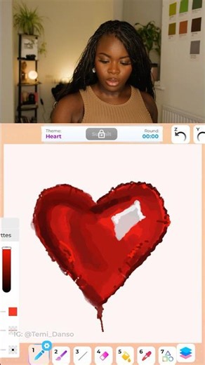 Theme: Heart ❤️ Roblox Speed Draw #art