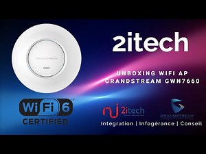 Grandstream WIFI-6 Access Point GWN7660 unboxing