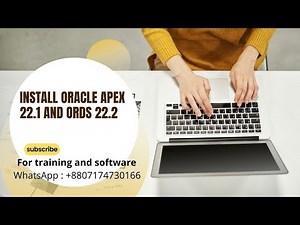How to Install APEX 22 .1 and ORDS 22.2 Step by step
