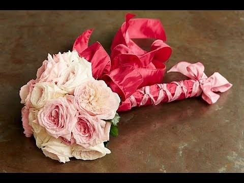 Ribbon Wrapped Bouquet with Bonus Bow Tutorial