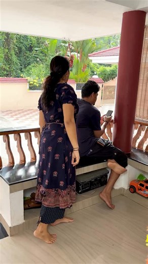 KL shobasureshAni on Instagram: "Crazy husband❤️best videos #Instagram #instagood #instatrending #instareel #couple #entertainment #comedy #fun #trending #trend #viralreel #familyfun #klshobasureshani"