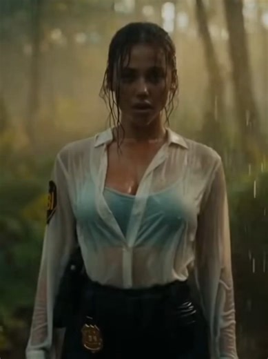 Special FBI Agent doing Squats outside the forest in pretty latex leggings #sora #ai #viral #squats #workout #soraai