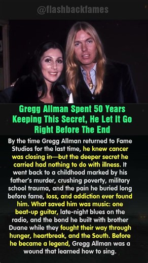 Gregg Allman Spent 50 Years Keeping This Secret, He Let It Go Right Before The End #shorts