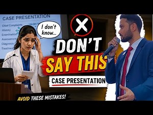 How to Present a Clinical Case Like a Professional | Case Presentation Tips for Medicos