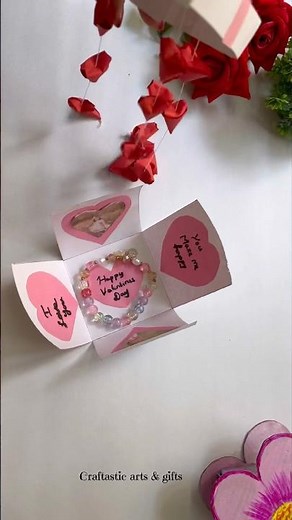 DIY Explosion box #diy #explosionboxtutorial #craft #art #valentinesdaycrafts #birthdaygift