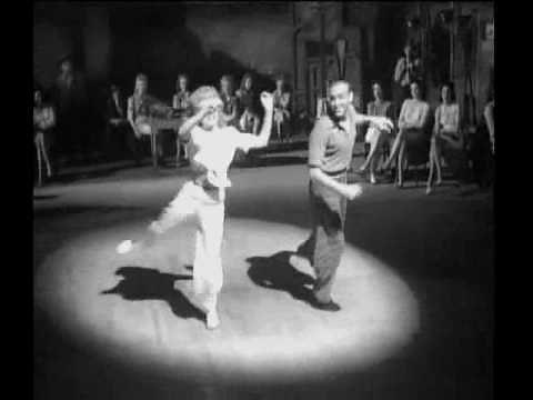 Betty Grable & Hermes Pan - Footlight Serenade (1942) - "Land On Your Feet"