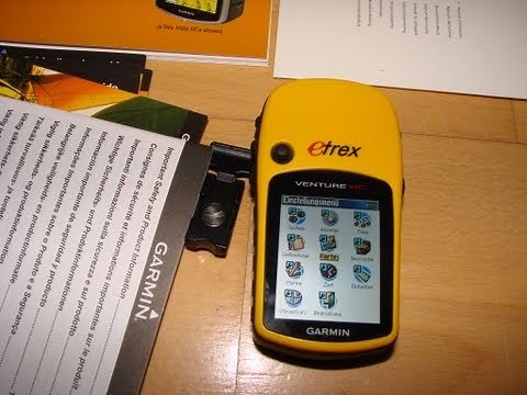 *Tutorial * Karten installieren auf dem GPRS Gerät von Garmin etrex venture HC mit Map Source
