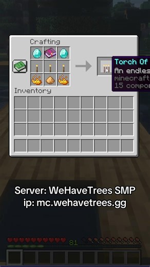 Its quite easy to make, and works on java and bedrock! #minecraft #minecraftserver