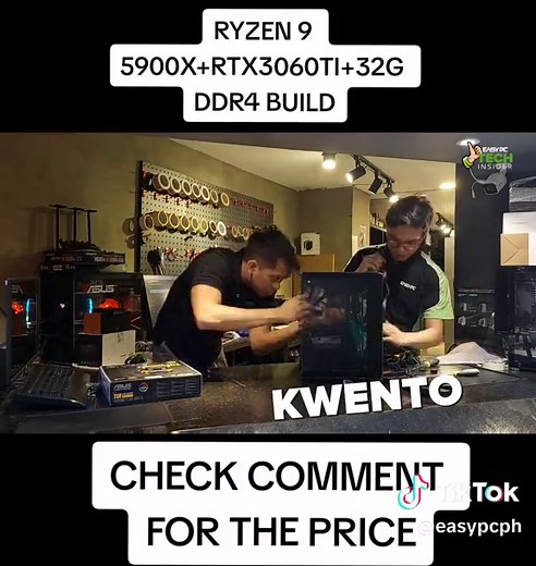 AMD Ryzen 9 5900x with RTX 3060TI Desktop Build at EasyPC TouchPoint