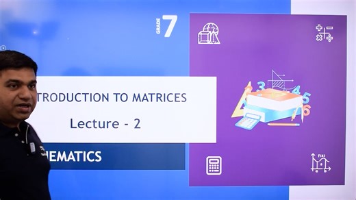 Introduction to Matrices Lecture -2