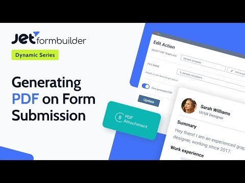 How to Generate PDF After Form Submission in WordPress | JetFormBuilder