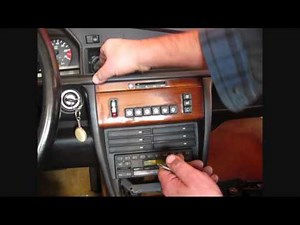 center dash console removal Mercedes w201 190e