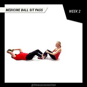 11 reactions | It's definitely crunch time! The Medicine Ball Sit Pass is a great way to exercise your abs, back and shoulders. . . . #FitnessConnection #Exercise #MedicineBall #Crunches #Valentines #CleanerSaferBigger #Workout | Fitness Connection | Facebook