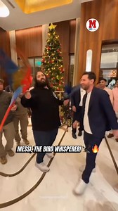 597K views · 12K reactions | MESSI, THE BIRD WHISPERER! 礪More videos keep surfacing from Messi’s visit to India, where he was also seen interacting with local birds during his trip #LionelMessi #MessiInIndia #GOAT #FootballIcon #Argentina | Marca in English | Facebook