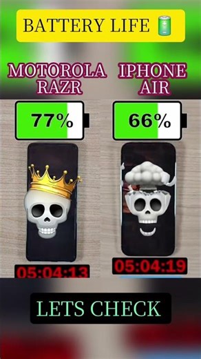MOTOROLA RAZR vs iPhone Air 🔥📱 | Full Comparison #smartphone #flagshipphone