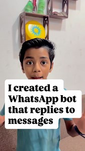 I created a what’s app that replies to messages. #learninwithak #codinglife #vibecoding #codingwithai | Learninwithak