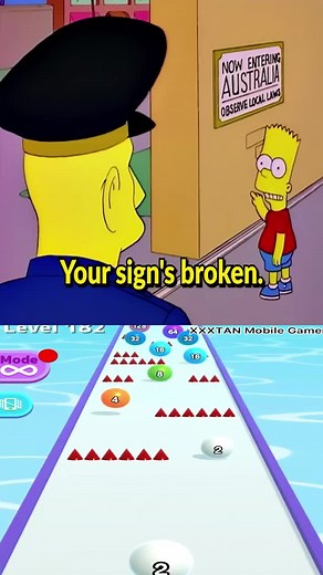 The Simpsons - The Simpsons visit Australia #thesimpsons #thesimpsonsclips #thesimpsonsfan #cartoon #tiktok #fyp