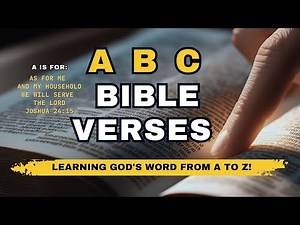 ABC Bible Verse | God's Word A to Z 📖 #bibleverses #alphabet #godsword