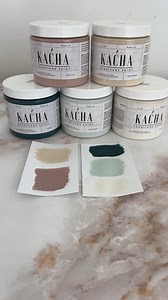 15K views · 124 reactions | Excited to try Kacha Furniture Paint! I've ordered five gorgeous colors to kick things off: Danube, South Beach, Khaleesi, Crème Brûlée, and Dusty Rose. Which one would you try first? #newpaintline #furniturepaint #kachafurniturepaint | Flip It Furniture | Facebook
