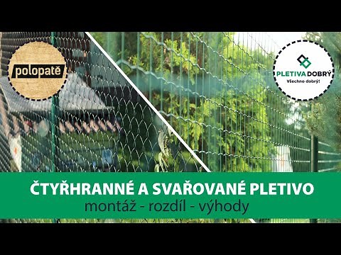 Jak na stavbu drátěného plotu – čtyřhranné a svařované pletivo | Pletiva Dobrý