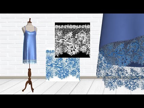 #15 How to create lace in Clo3D. My workflow from photoshop to Clo3D.