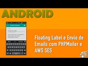 TextInputLayout e Envio de Email no Android com PHPMailer e AWS SES