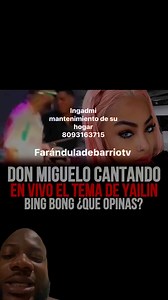 34K views · 1.8K reactions | Yailin remix bing bong don míguelo | Faránduladebarriotv | Facebook
