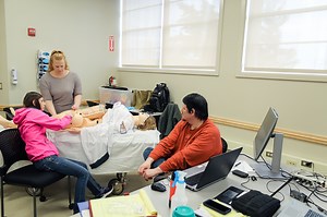 Here's a closer look at the BBCC Simulation Technology program's newest manikin, the Laerdal SimMom! Learn more about the program and its lineup of state-of-the-art simulators: http://ow.ly/HbSv30ngIWD #BigBendCC | Big Bend Community College