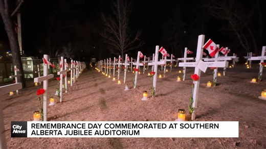 A day of Remembrance and sombre reflection in Calgary