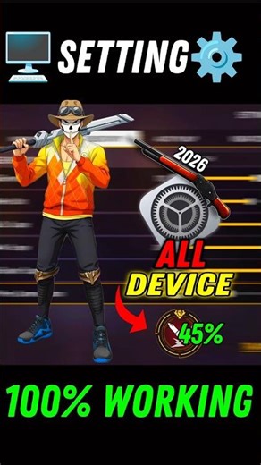 Free Fire Headshot setting 2026 ⚡ Ob52 Update Sensitivity ⚙️| Sensitivity + Hud Settings Free Fire