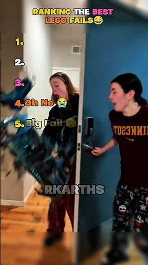 Ranking The Best/Funniest LEGO Fails Moments 😱😂 #shorts #legofail #lego #viral #usa