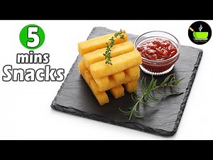 5 Minute Easy Snacks Recipes | 10 Snacks Under 5 Minutes