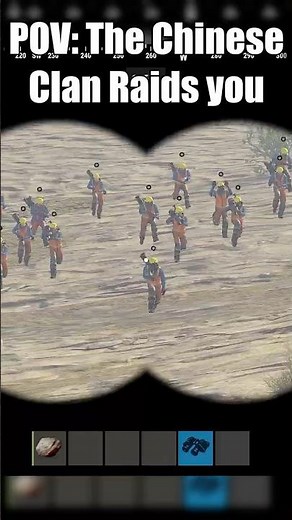 POV: The Chinese clan raids you in Rust...