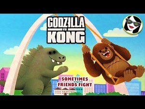 READ ALOUD: GODZILLA versus KONG - Sometimes Friends Fight | But They Always Make Up!