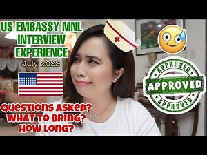 US EMBASSY INTERVIEW EXPERIENCE EB-3 VISA | July 2022 | Gail Lim RN