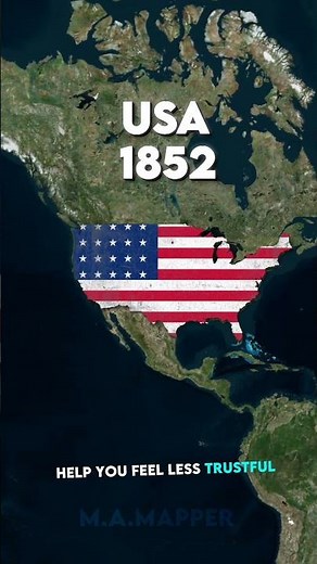 Evolution of united states of America 🇺🇸 #geography #mapguide