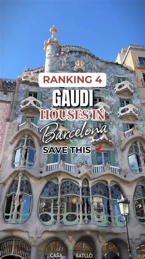 Imagine living in one of these Gaudi houses in Barcelona? Ranking 4 masterpieces 🇪🇸 Most famous Gaudi houses and mansions: 📍Casa Batlló 📍Casa Milà 📍Casa Vicens - absolute hidden gem that people tend to miss Did Number 1 suprise you?! If you’re going to Barcelona get the @Klook USA pass to book your attractions. We reserved 3 attractions with time slots in minutes and access our tickets instantly. When booking you can choose 3, 4, 5 or 6 attractions and depending on the cost of the attractio