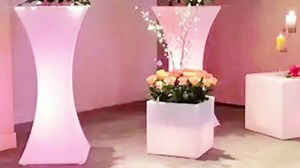 New 16 Color Change Led Light bar Table and Chair Party Furniture Rechargeable &led Furniture