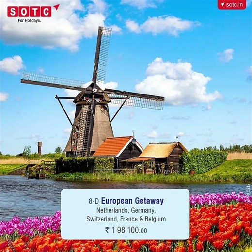 Super Holiday Sale | Europe starting at just ₹1 79 300.00 including airfare!